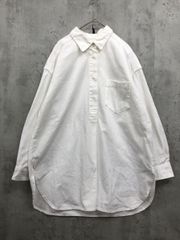 Frank&Eileen USA製 切替 ワントーン ロゴ 長袖 シャツ XS - メルカリ
