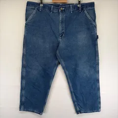 古着 カーハート Carhartt デニム パンツ ハンマーループ ワンポイントロゴ スパナポケット ジッパーフライ  ブルー系 メンズのサムネイル