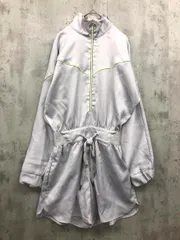 GUESS ゲス 配色ネオンカラー ジップアップ ロゴ オールインワン sizeEUR 38/グレー ■■ レディースのサムネイル
