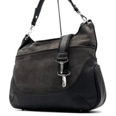 ペッレモルビダ PELLE MORBIDA 2way ショルダーバッグ ビジネス メッセンジャー スエード レザー ブラック グレー 斜め掛け 夏休み 帰省 お盆 敬老の日 シルバーウィーク 秋 ギフト プレゼント ご褒美のサムネイル