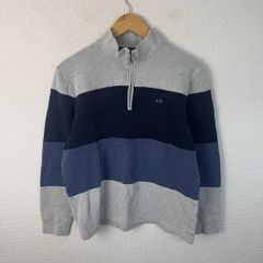 McGREGOR マックレガー ハーフジップスウェット ボーダー グレー L