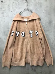 GELATO PIQUE×PEANUTS ジェラートピケ×ピーナッツ  ◇■ スヌーピー ジャガード パーカー ルームウェア sizeL/キャメル ■◇ メンズ □のサムネイル