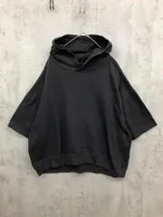 antiqua アンティカ 半袖 裏毛 プルオーバー パーカー sizeF/スミクロ ■◆ レディースのサムネイル