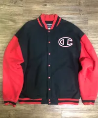 チャンピオン(Champion) ビックロゴ スウェット スタジャン ジャケットのサムネイル
