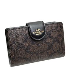 新品 コーチ ポーチ レディース COACH 小物入れ シグネチャー レザー