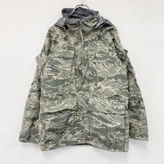 U.S. AIR FORCE　GORE-TEX　APECSパーカー　ミリタリージャケット　デジタルタイガーカモ　迷彩　カーキ　Sサイズ　古着のサムネイル