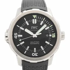 【6wgc0176】IWC アイダブリューシー シャフハウゼン アクアタイマー IW329002 黒文字盤【中古】腕時計 メンズ 6wgc0176】IWC アイダブリューシー シャフハウゼン アクアタイマー
