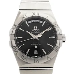 【6wgc0185】オメガ コンステレーション デイデイト コーアクシャル 123.10.38.22.01.001 黒文字盤【中古】腕時計 メンズ 6wgc0185】オメガ コンステレーション デイデイト コーアクシャル