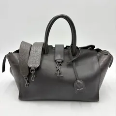 SAINT LAURENT PARIS ハンドバッグ ダウンタウン カバス スモール 436832 ダークグレー レザー 2WAY ショルダーバッグのサムネイル
