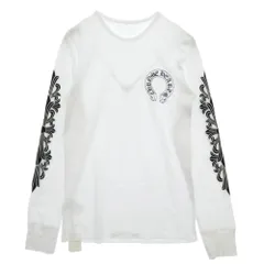 CHROME HEARTS クロムハーツ（原本無） TSHIRT-LS-THERMAL LS 袖フローラルプリント サーマル 長袖 カットソー ホワイト ホワイト系 XL【新古品】【未使用】【中古】のサムネイル