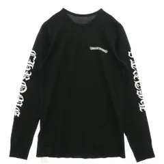CHROME HEARTS クロムハーツ（原本無） TSHIRT-LS-THERMAL LS 袖ロゴプリント サーマル 長袖 カットソー ブラック ブラック系 XL【新古品】【未使用】【中古】のサムネイル