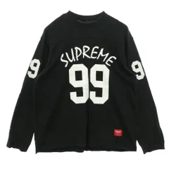 Supreme シュプリーム 24SS 99 L/S Football Top フットボール クルーネック 長袖 カットソー ブラック ブラック系 L【中古】のサムネイル