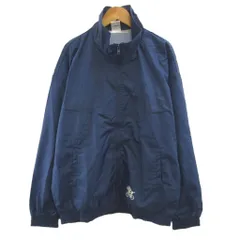 ミズノ MIZUNO ジャケット ブルゾン ジャンバー ウィンドブレーカー 上着 F 紺 ネイビー 無地 ハイネック 長袖 /CR ■ECB006のサムネイル
