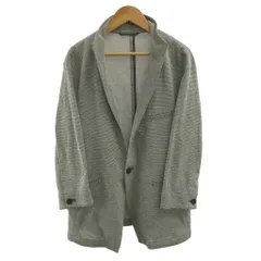 ニコルクラブフォーメン NICOLE CLUB FOR MEN ジャケット テーラード 上着 46 M 白 ホワイト 黒 ブラック 無地 長袖 内ポケット シングルブレスト /CR ■ECB006のサムネイル