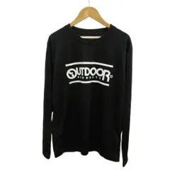 アウトドアプロダクツ OUTDOOR PRODUCTS 長袖Tシャツ L 黒 ブラック ロゴプリント 長袖 クルーネック ECA007 /SH ■ECA007のサムネイル