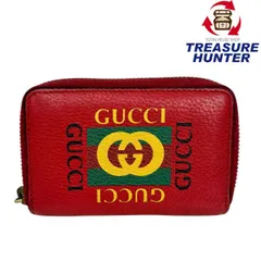 GUCCI ヴィンテージロゴ コインウォレット 496319 レッド グッチ 【102060801007】のサムネイル