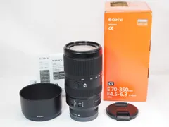 送料無料【 極美品 使用感ない 】SONY E 70-350mmF4.5-6.3G OSS SEL70350G 純正フード 付属元箱付き 【 カメラの多成堂 】レンズ ソニー [管SO9486]のサムネイル