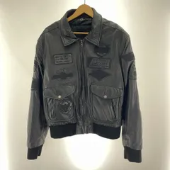 【中古】DEGNER レザージャケット 黒 サイズXXL デグナー[91]のサムネイル