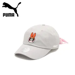 26春夏 PUMA プーマ レディース プーマ ｘ パワーパフガールズ AF ボウ BB キャップ 027577 帽子 コラボ 刺繍 ギフト プレゼントのサムネイル