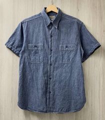 evisu オープンカラーシャツ 開襟 シャンブレー - メルカリ