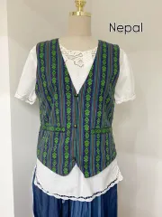 ネパール 刺繍 ベストのサムネイル