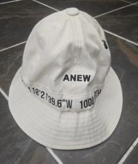 ANEW GOLF アニューゴルフ リバーシブル バケットハット ロゴ 2way