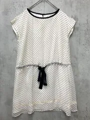 PROPORTION プロポーション ボディドレッシング ウエストリボン ワンピース size3/ドット ■◇ レディースのサムネイル