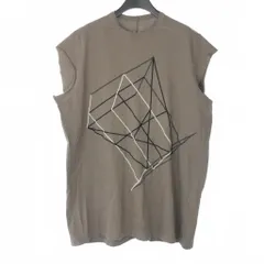 リックオウエンス Rick Owens ノースリーブ ロゴカットソー半袖 44 灰 グレー RP19S6211-JAEM3のサムネイル