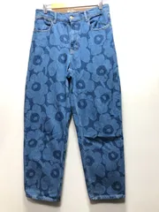 117012 marimekko Barrel Unikko jeans pants バレル デニム 28 ジーンズ ウニッコ マリメッコ Maridenim Unikko 52249-1-93406のサムネイル
