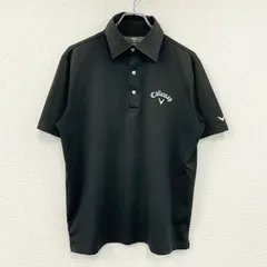 Callaway　キャロウェイ　ポロシャツ　刺繡ロゴ　黒　ブラック　LLサイズ　古着のサムネイル