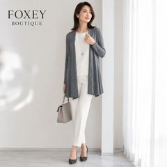 美品★FOXEY/フォクシーデイジーリン シーウィードカーディガン42 美品】FOXEY DAISY LIN /フォクシーデイジーリン42 「普段Mサイズ（9号