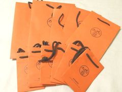 HERMES エルメス オレンジ 紙袋 小物アクセサリー用 100枚セット HERMES エルメス オレンジ 紙袋 小物アクセサリー用 100枚セット