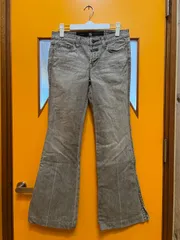 Y【Y13-75】◇ MARITHE + FRANCOIS GIRBAUD　Mサイズ　フレアデニムパンツ　ウォッシュ加工　グレー　レディースのサムネイル
