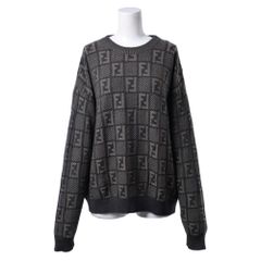 FENDI ズッカ柄 モックネック ニット セーター - メルカリ