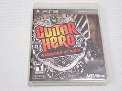 PS3★GUITAR HERO WARRIORS OF ROCK 海外版 北米版★箱付・説明書付・ソフト付★動作確認済