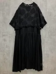 CLANE クラネ 14112-5071 シースルーレースギャザー ワンピース size0/黒 ■■◎レディースのサムネイル