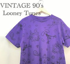 90s ルーニー・テューンズ『ペペ・ル・ピュー』tシャツ/L/レッド/USA製