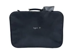 agnes b VOYAGE (アニエスベーボヤージュ) トラベルバッグ ナイロンビジネスバッグ アタッシュケース ブラック ウィメンズ/028のサムネイル