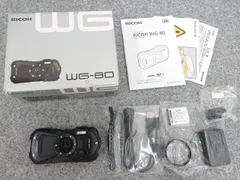 【未使用品】 リコー RICOH WG-80 ブラック 本格防水 耐衝撃　防塵 耐寒 コンパクト デジタルカメラのサムネイル
