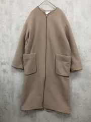 SHIPS any シップスエニィ 724-15-0004 ノーカラー コート size38/ベージュ ◆■ レディースのサムネイル