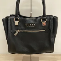 GUESS/ゲス トートバッグ/ハンドバッグ レディース ブラック/黒 ゴールド金具 外ポケット付き[OA05232]のサムネイル