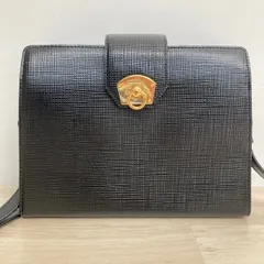 美品 marie claire マリ・クレール ショルダーバッグ ブラック ゴールド金具 レディース 鞄/肩掛けバッグ[OA05238]のサムネイル