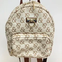 PINKY&DIANNE/ピンキー&ダイアン リュックサック/バックパック 総柄 ロゴ ゴールド金具 アイボリー/ブラウン レディース[OA05239]のサムネイル