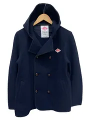 DANTON (ダントン) WOOL MOSSER DOUBLE HOODED JACKET ウールモッサ ダブルジャケット チンスト JD-8239 40 ネイビー メンズ/028のサムネイル