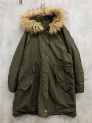 AS KNOW AS アズノゥアズ ファーフード モッズ コート sizeM/カーキ ◆■◎レディース