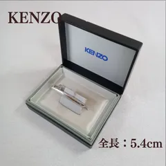 ケンゾー KENZO タイピン シルバーカラー ネクタイピン タイクリップ 専用箱付き 小物【カ280】のサムネイル
