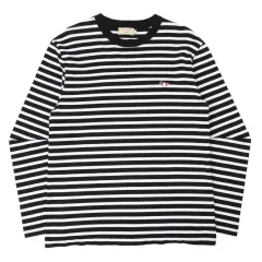 Maison Kitsuné ブラック ストライプ ボーダー ロングスリーブのサムネイル