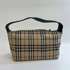 BURBERRY LONDON バーバリーズ ハンドバッグ ポーチ ノバチェック キャンバスのサムネイル