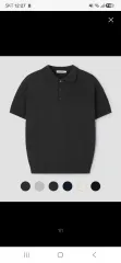 麻Cotton Short Sleeve POLO Knitのサムネイル