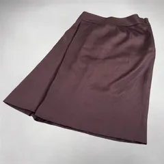 【管2607-127】Salvatore Ferragamo スカート ブラウン 中古品 現状渡しのサムネイル